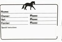 Horse Name Plate Set  Products  Horse Names Stall Signs Horse Stalls pertaining to Horse Stall Card Template
