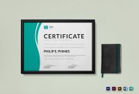 Hospital Training Certificate Design Template In Psd Word inside Indesign Certificate Template