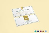 Hotel Gift Certificate Design Template In Psd Word Publisher regarding Indesign Gift Certificate Template