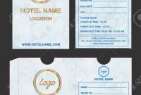 Hotel Key Card Holder Folder Package Template Design Royalty Free in Hotel Key Card Template