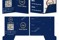 Hotel Key Card Holder Folder Package Template Stock Vector Art inside Hotel Key Card Template