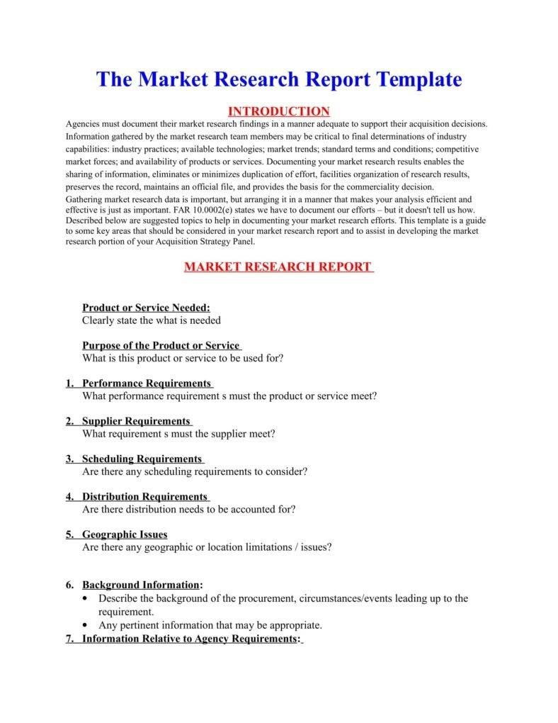 How A Market Research Benefits Your Business  Free  Premium Templates within Research Report Sample Template