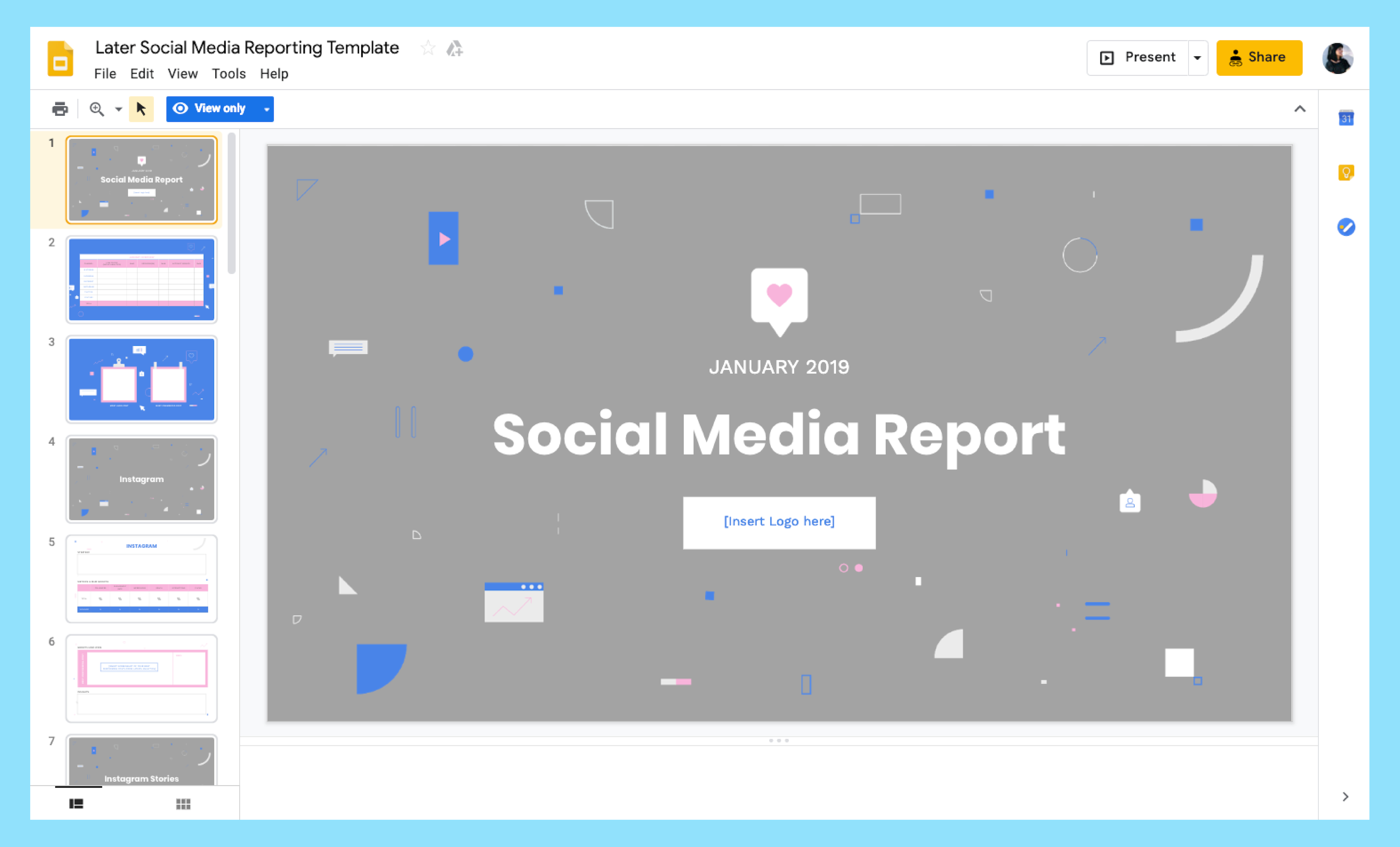 How To Build A Monthly Social Media Report in Social Media Report Template