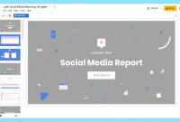 How To Build A Monthly Social Media Report with regard to Weekly Social Media Report Template