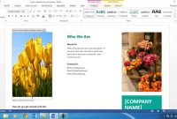 How To Create A Brochure Using Ms Word   Youtube for Word 2013 Brochure Template