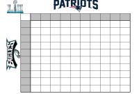 How To Create A Fun Super Bowl Betting Chart intended for Football Betting Card Template