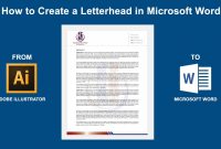How To Create A Letterhead In Microsoft Word    Or for How To Create A Letterhead Template In Word