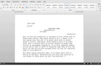 How To Create A Screenwriting Template In Ms Word   Youtube with regard to Microsoft Word Screenplay Template