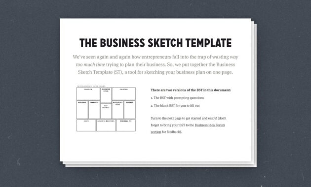 How To Create A Simple Effective Onepage Business Plan Use This intended for 1 Page Business Plan Templates Free