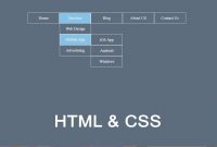 How To Create Drop Down Menu In Html And Css  Dropdown Menu within Drop Down Menu Template Html