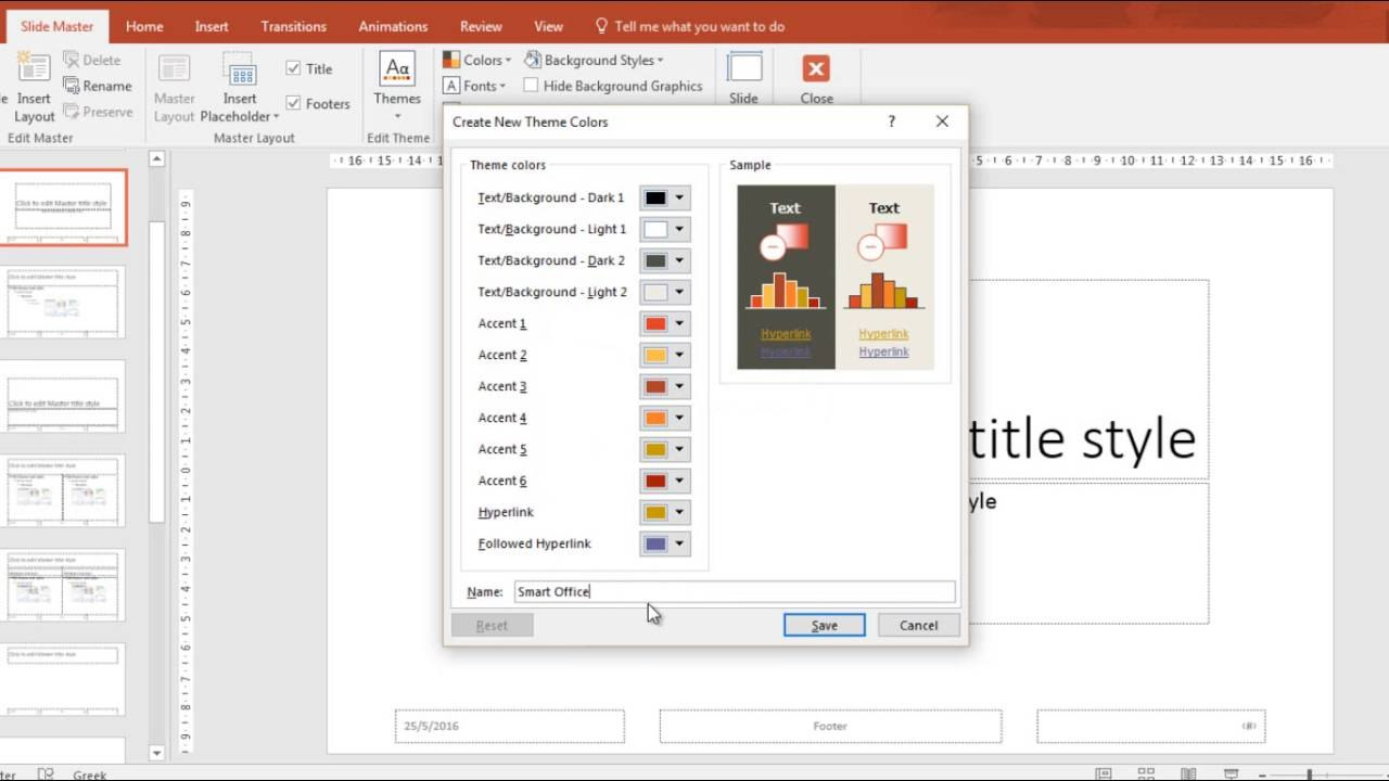 How To Create  Save Your Own Theme In Powerpoint   Youtube pertaining to Save Powerpoint Template As Theme