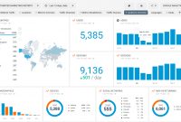 How To Create Seo Dashboard Using Google Analytics Audience And Web within Website Traffic Report Template