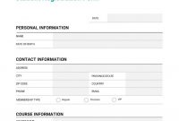How To Customize A Registration Form Template Using Microsoft Word pertaining to Registration Form Template Word Free
