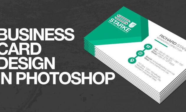 How To Design A Business Card In Photoshop  Youtube regarding Create Business Card Template Photoshop