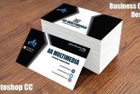 How To Design Business Card In Adobe Photoshop Ccgraphic Design with Create Business Card Template Photoshop