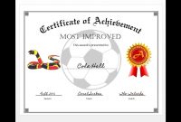 How To Easily Make A Certificate Of Achievement Award With Ms Word in Soccer Certificate Templates For Word