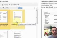 How To Find A Resume Template In Microsoft Word  Youtube within How To Find A Resume Template On Word