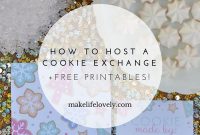 How To Host A Successful Cookie Exchange  Free Printables within Cookie Exchange Recipe Card Template