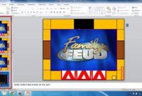 How To Make Powerpoint Games Family Feud intended for Family Feud Powerpoint Template Free Download