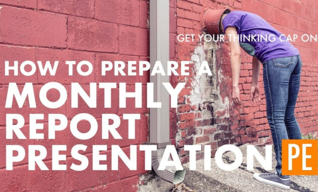 How To Prepare A Monthly Report Presentation  Youtube for Monthly Report Template Ppt