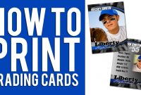 How To Print Custom Trading Cards Tutorial  Youtube regarding Custom Baseball Cards Template