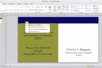 How To Use Microsoft Publisher Templates To Create A Business Card in Microsoft Office Business Card Template