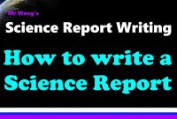 How To Write A Science Report throughout Science Report Template Ks2