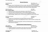 How To Write Business Profile Template Valid Sample Resume inside How To Write Business Profile Template