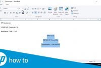 Hp Printers  Printing Envelopes Windows  Hp® Customer Support in Word 2013 Envelope Template