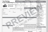 Hvac Flat Rate Service Ticket  Pelican Ac And Heat Items In in Hvac Invoices Templates