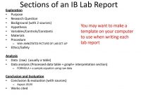Ib Biology Lab Report Guidelines  Ppt Download pertaining to Ib Lab Report Template