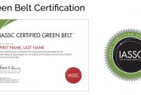 Icgb  Lean Six Sigma Green Belt Online Self Paced   Months E for Green Belt Certificate Template