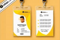 Id Template Free Beautiful Vertical Employee Id Card  Best Of Template regarding Shield Id Card Template