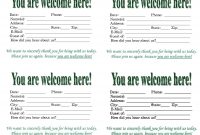 Ideas For Church Visitor Card Template Of Your Service  Wosing with regard to Church Visitor Card Template