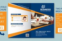 Illustrator Tutorial  Two Fold Business Brochure Template Part pertaining to 2 Fold Brochure Template Free