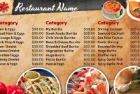 Image Result For Mexican Restaurant Digital Menus  Chavez Board intended for Digital Menu Templates Free