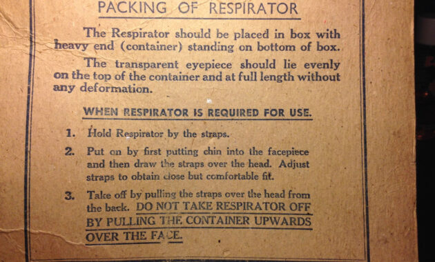 Image Result For Ww Gas Mask Box Label Template  Projects To Try in Evacuation Label Template