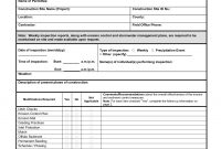 Images Of Construction Inspection Form Template  Nategray pertaining to Site Visit Report Template