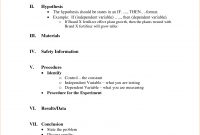 Images Of Njctl Lab Report Template Pdf  Zeept intended for Science Lab Report Template