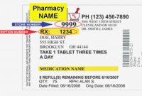 Images Of Walgreens Prescription Bottle Blank Label Template intended for Prescription Labels Template