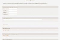 Incident Report Form Template  Questions  Sogosurvey with It Issue Report Template
