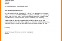 Incident Report Letter Examples  Pdf  Examples intended for School Incident Report Template