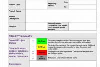 Incredible Weekly Status Report Template Ideas Word Document Ppt regarding Word Document Report Templates