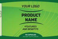 Ingredients Labels Template  Asafonggecco with Dietary Supplement Label Template