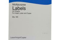 Initiative Multipurpose Labels Up  X Mm Pack inside 99.1 Mm X 38.1 Mm Label Template