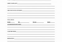 Injury Incident Report Template Best Photos Of Guest Car Accident pertaining to Serious Incident Report Template