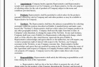 Inspirational Free Independent Sales Contractor Agreement Template regarding Appointed Representative Agreement Template