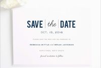 Inspirational Free Save The Date Templates Word  Best Of Template for Save The Date Templates Word