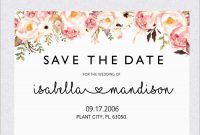 Inspirational Free Save The Date Templates Word  Best Of Template inside Save The Date Template Word