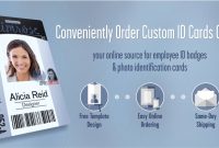 Instantcard  Order Employee Id Cards  Badges Online With Free Design regarding Photographer Id Card Template